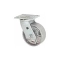 Casters Wheels & Industrial Handling Faultless Swivel Plate Caster 5in Steel Wheel 1406-5